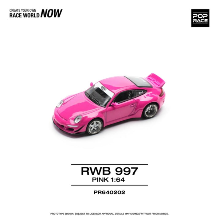 Pop Race 1:64 RWB 997 Pink PR640202