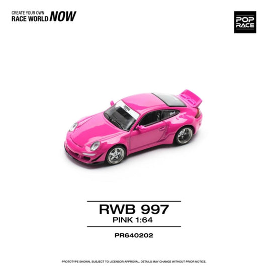 Pop Race 1:64 RWB 997 Pink PR640202