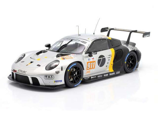 IXO Models 1:18 2023 Porsche 911 RSR-19 #911 Michael Fassbender/Richard Lietz/Martin Rump 24h LeMans Proton Competition