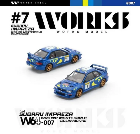 Works 1:64 Subaru Impreza #3 Colin McRae WRC 1997 Monte Carlo