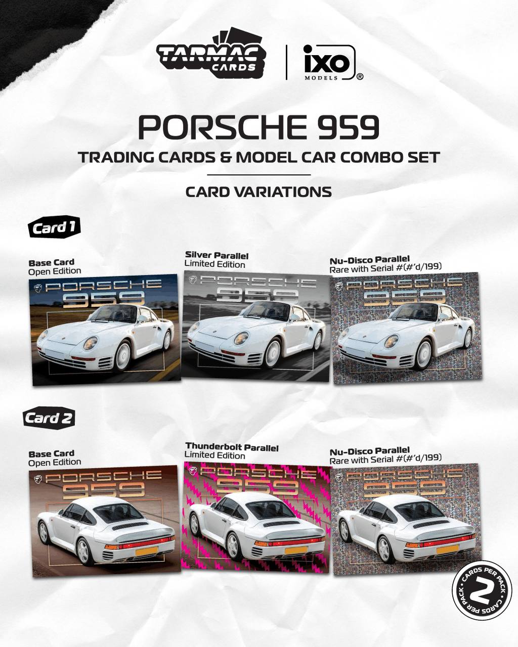 Tarmac Works 1:64 Porsche 959 White