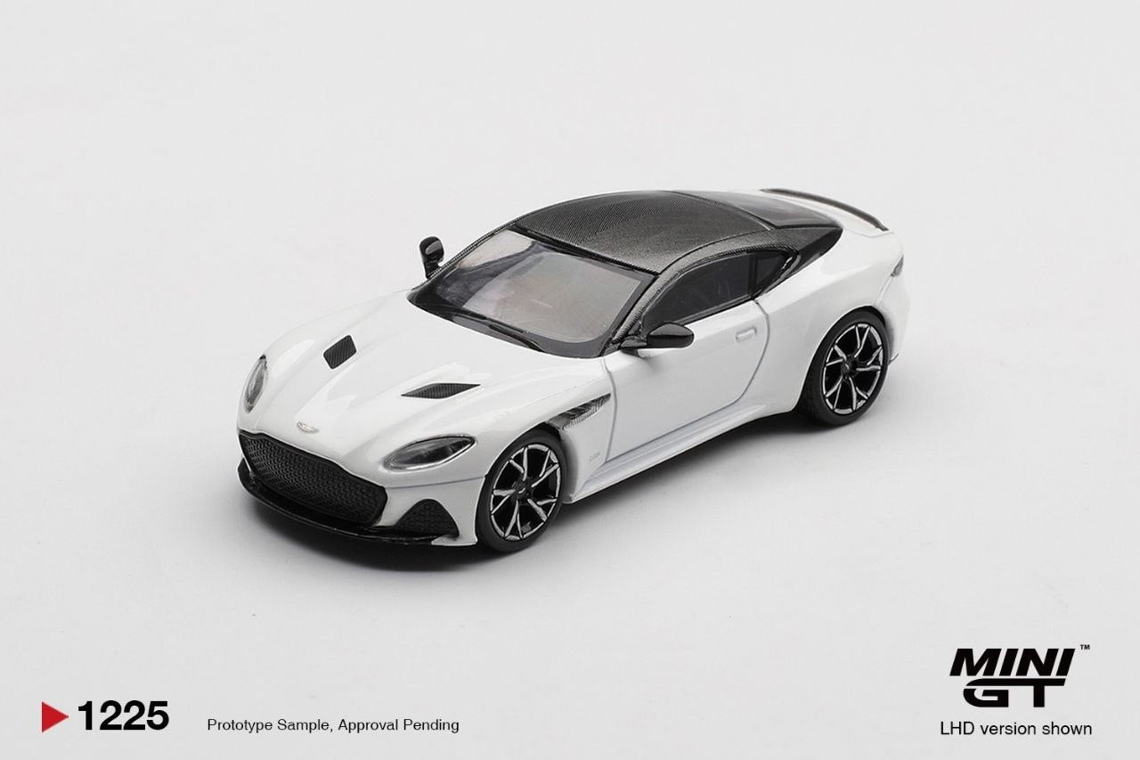 Mini GT 1:64 Aston Martin DBS Stratus White #1225