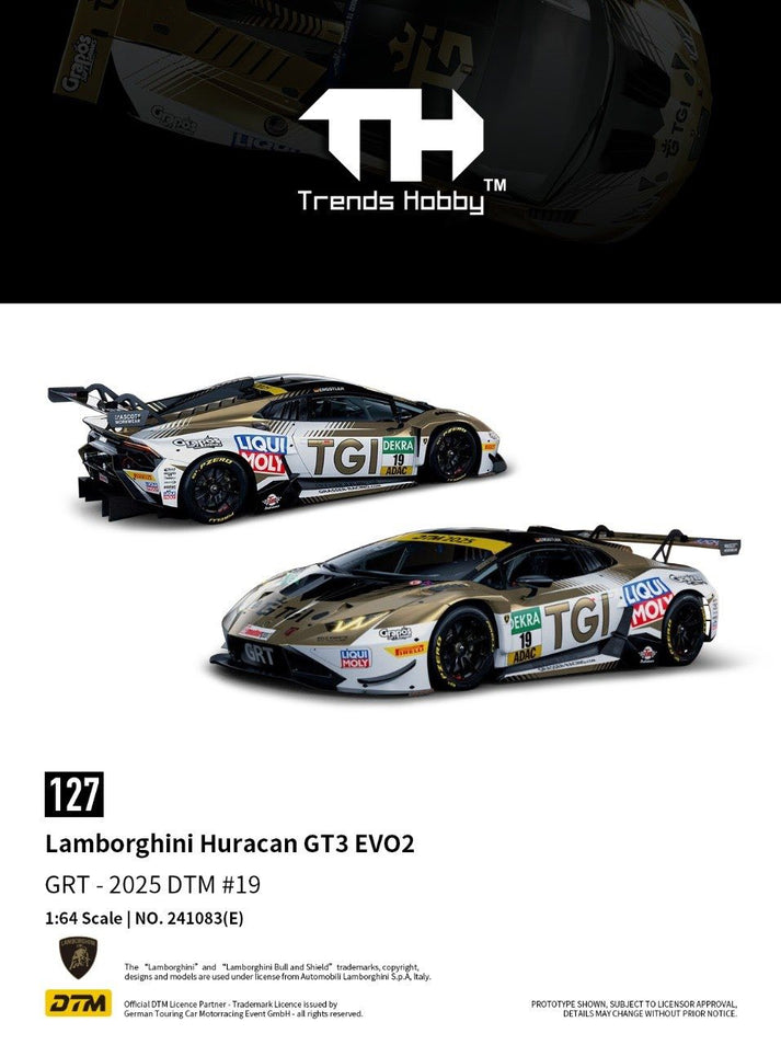 Trends Hobby 1:64 Lamborghini Huracan GT3 Evo 2 DTM 2025 #19