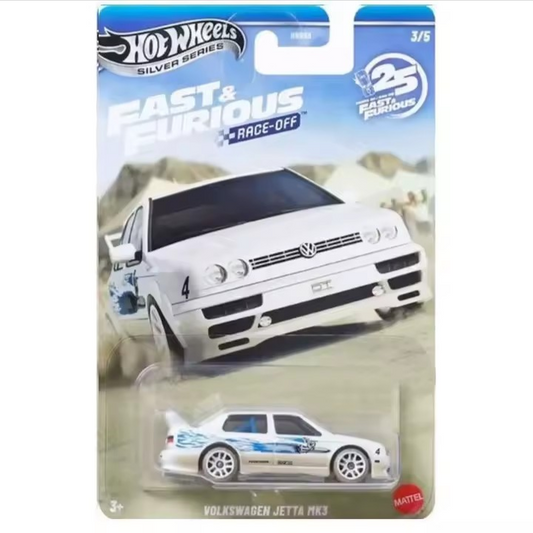 Hot Wheels 1:64 Silver Series Race Off Volkswagen Jetta MK3