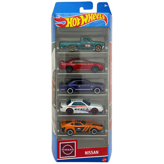 Hot Wheels 1:64 Nissan Vehicle 5 Pack (HLY73)