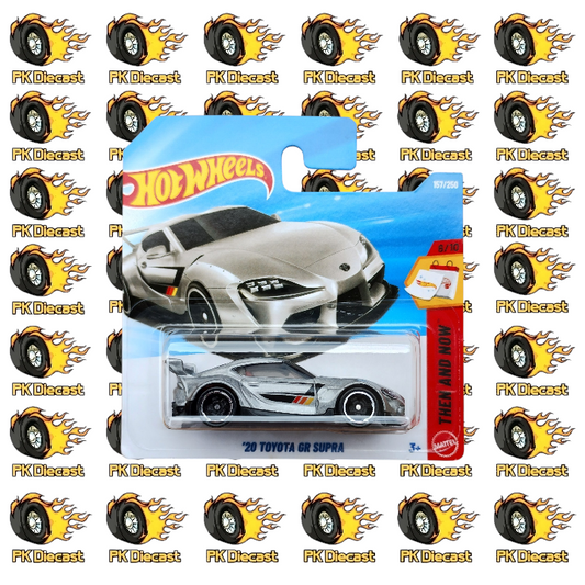 Hot Wheels 1:64 Mainline '20 Toyota GR Supra 157/250 Then and Now Short Card