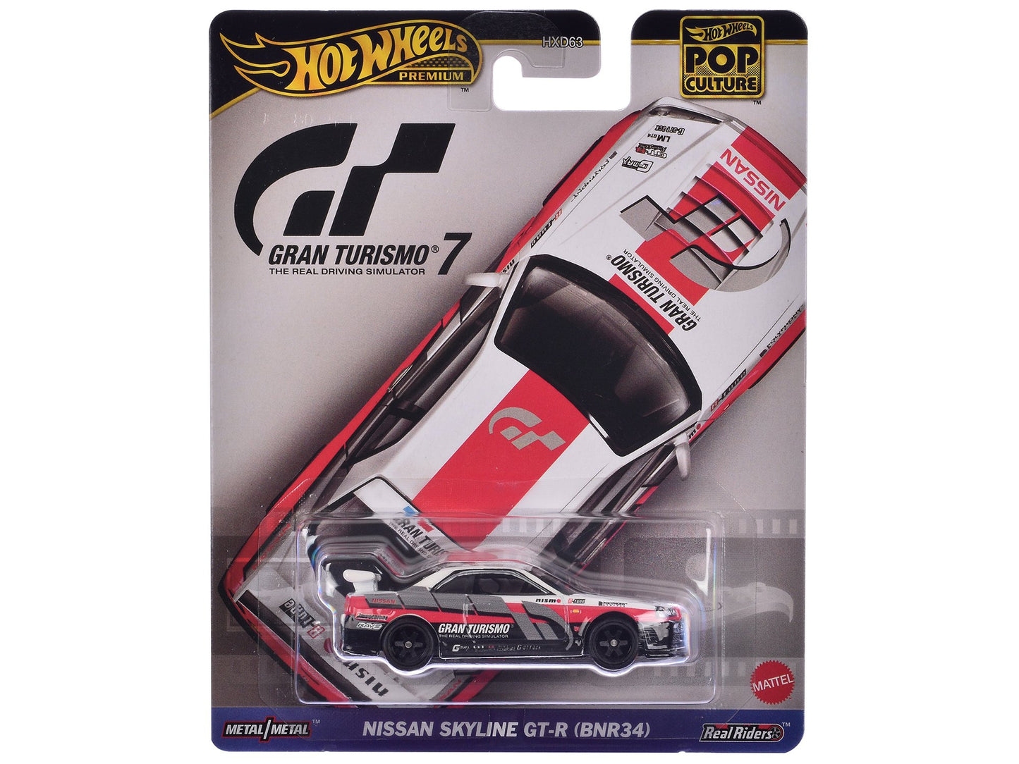 Hot Wheels 1:64 2024 Gran Turismo Nissan Skyline GT-R (BNR34) Premium