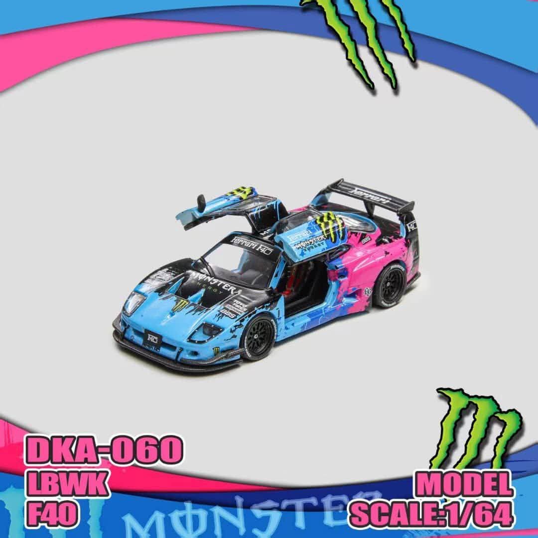 Demon King Auto 1:64 LBWK F40 Monster Livery DKA-060