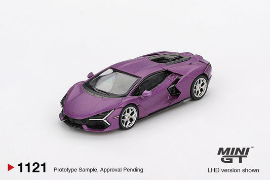 Mini GT 1:64 Lamborghini Revuelto Viola 30th Matte RHD #1121