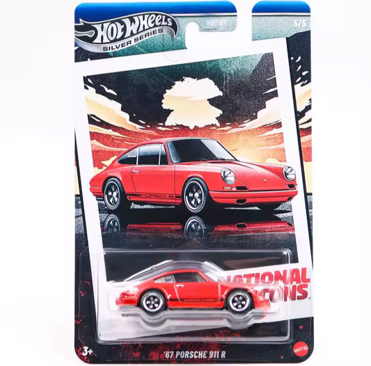 Hot Wheels 1:64 National Icons '67 Porsche 911 R 5/5