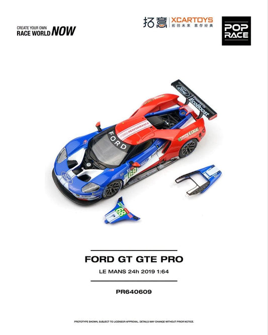 Pop Race 1:64 FORD GT GTE PRO LE MANS 24H 2019 #0609