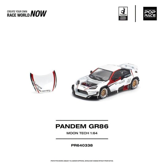 Pop Race 1:64 PANDEM GR 86 MOONTECH #0338
