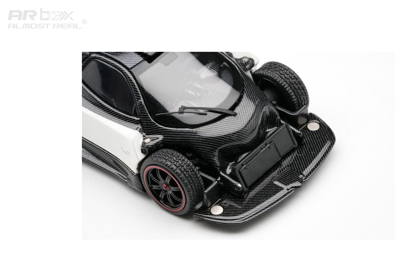 AR Box Almost Real 1:64 Zonda Cinque Coupe 2009 Bianco Benny White