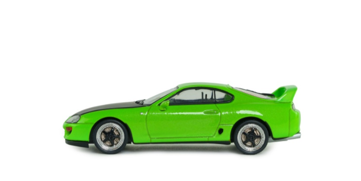 Solido 1:43 2001 Toyota Supra MK4 Solido Works Neon Green