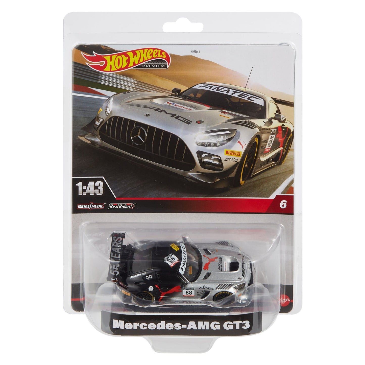 Hot Wheels 1:43 Premium Mercedes-AMG GT3