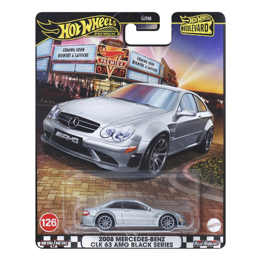 Hot Wheels Boulevard 2008 Mercedes Benz CLK 63 AMG Black Series Premium #126