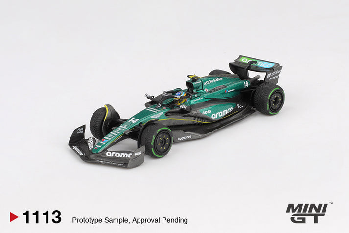 Mini GT 1:64 Aston Martin AMR24 #14 Fernando Alonso 2024 F1 2024 Canadian GP #1113