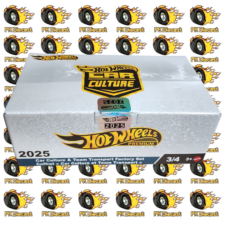Hot Wheels 1:64 2025 Car Culture & Team Transport Factory Set Mix 3/4
