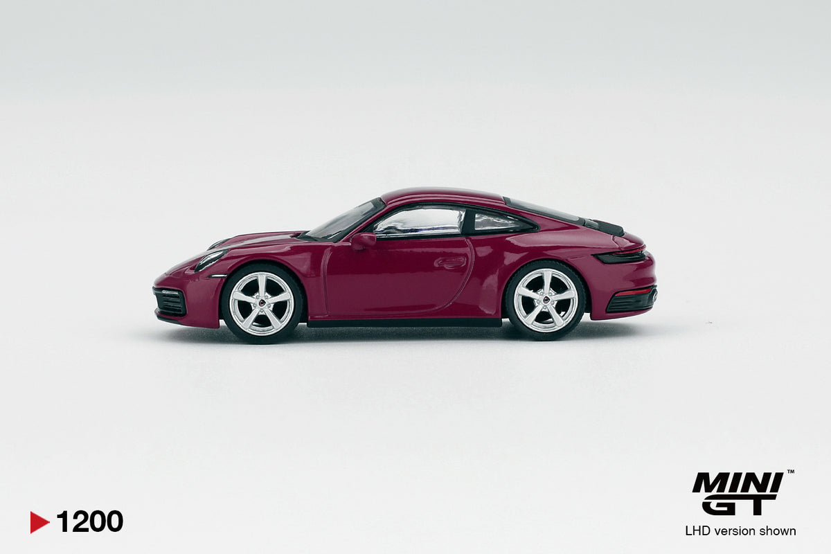 Mini GT 1:64 Porsche 911 (992.1) Rubystone Red Set