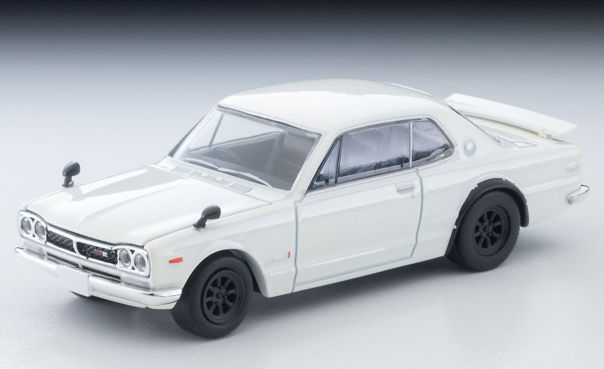 Tomica Limited Vintage 1:64 1972 Nissan Skyline Hardtop 2000GT-R RS Watanabe Wheel Equipped White