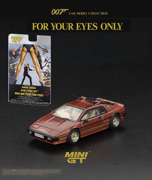Mini GT 1:64 Lotus Esprit Turbo Copper Fire Metallic "For Your Eyes Only" #912