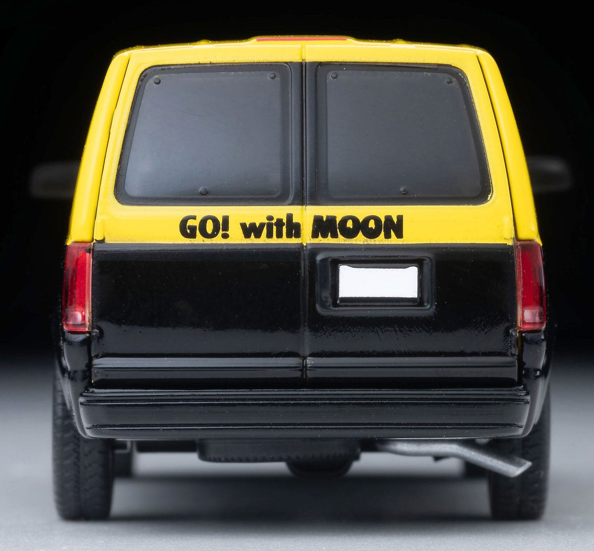 Tomica Limited Vintage 1:64 1994 Chevrolet Astro Van *MOONEYES* Black/Yellow