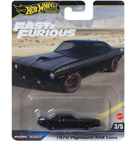 Hot Wheels 1:64 Fast & Furious 1970 Plymouth AAR Cuda Premium 3/5
