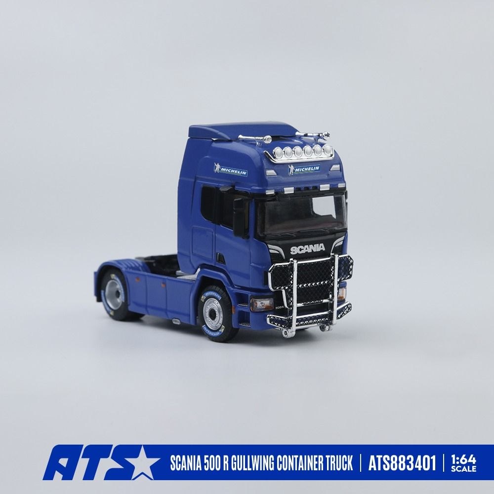 ATS 1:64 Diecast Model Scania 500 R Gullwing Container Truck
Michelin Livery (ATS883401)