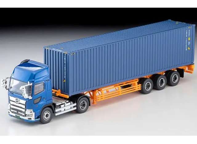 Tomica Limited Vintage 1:64 Hino Profia 40ft Marine Container Trailer Toho Vehicle TC36H1C34 Blue