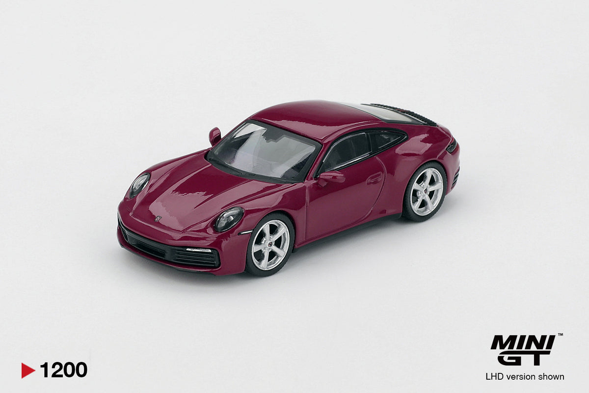 Mini GT 1:64 Porsche 911 (992.1) Rubystone Red Set