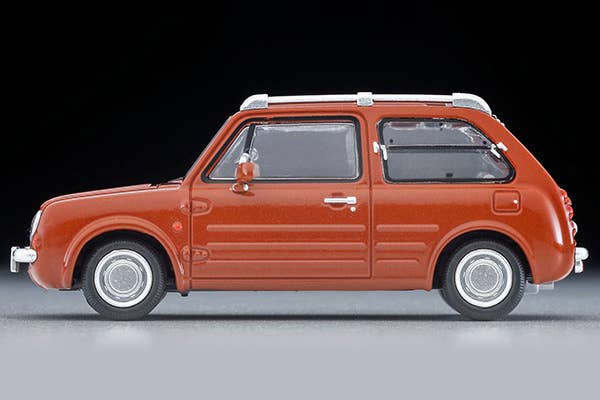 Tomica Limited Vintage 1:64 1989 Nissan PAO Terracotta