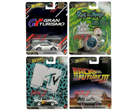 Hot Wheels 1:64 Pop Culture 2026 Mix 2 Set of 4