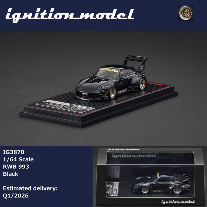 Ignition Model 1:64 IG3870 RWB 993 Black