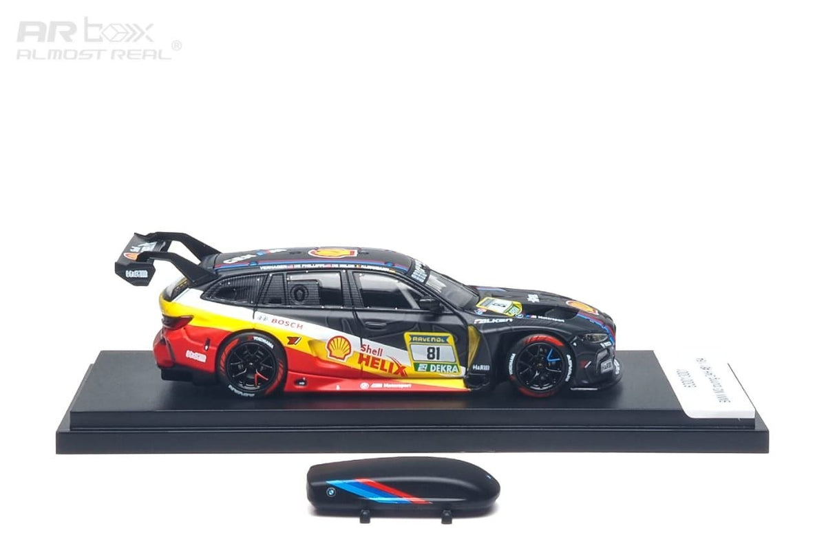 AR Box Almost Real 1:64 BMW G81 M3 Touring Nurburgring 24hrs Schubert Motorsport(GER) #81 Livery (630013001) *New Tooling*