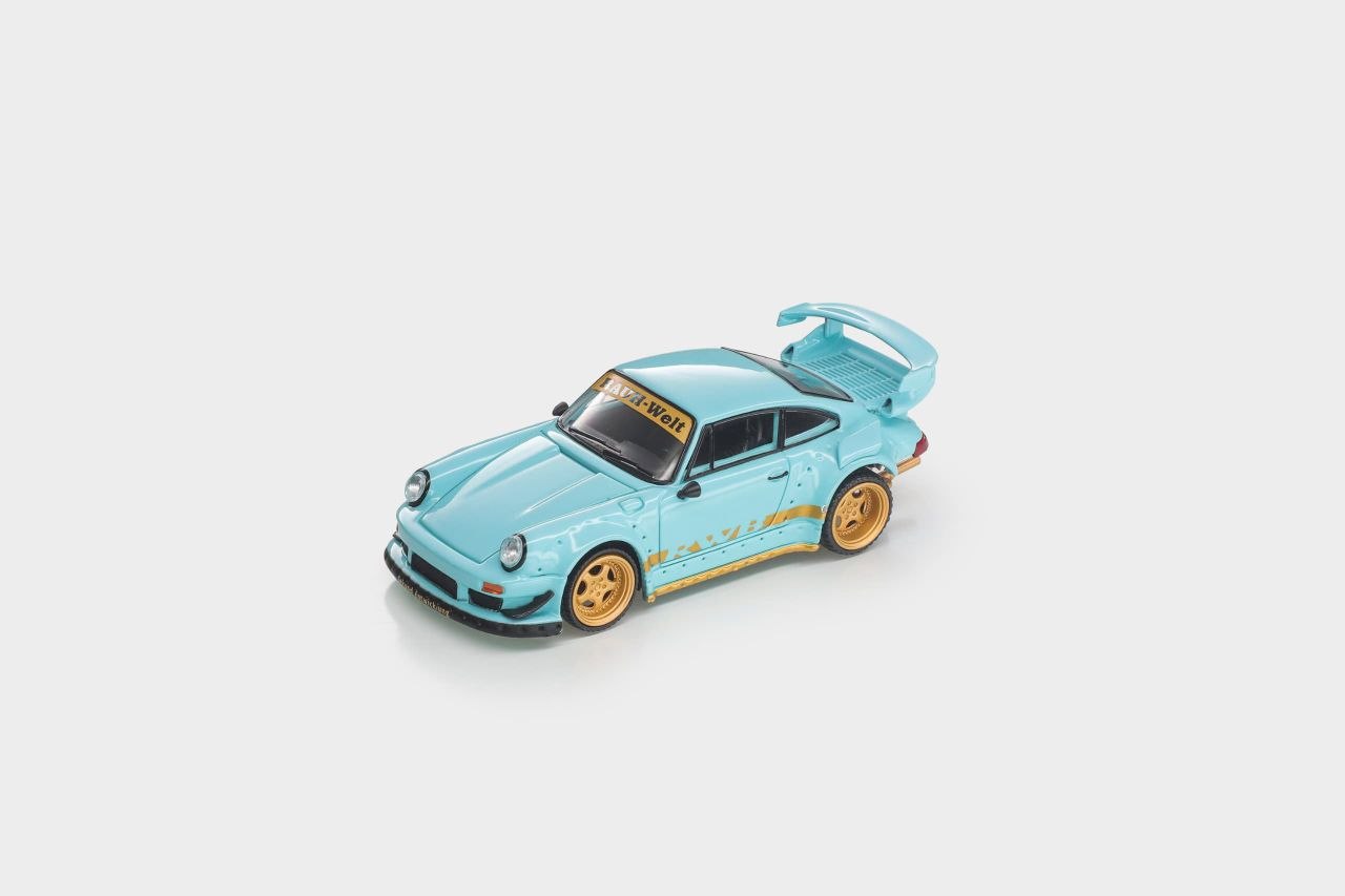 ModelModel 1:64 Diecast RWB930 GT Wing Tiffany Blue (MM64-RWB930-006)
*Blister Packaging*