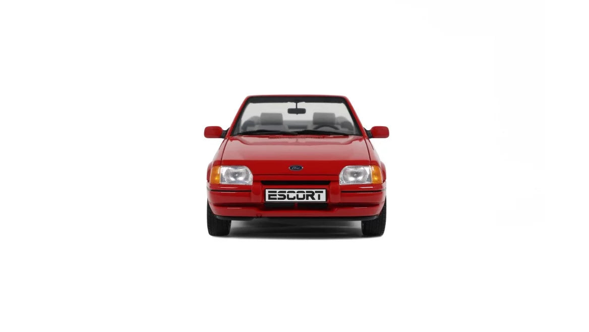 Ottomobile 1:18 Ford Escort Mk4 XR3i Cabriolet Flamenco-Rot 1986 OT1254