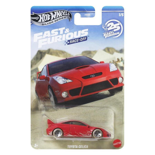 Hot Wheels 1:64 Silver Series Race Off Toyota Celica 1/5