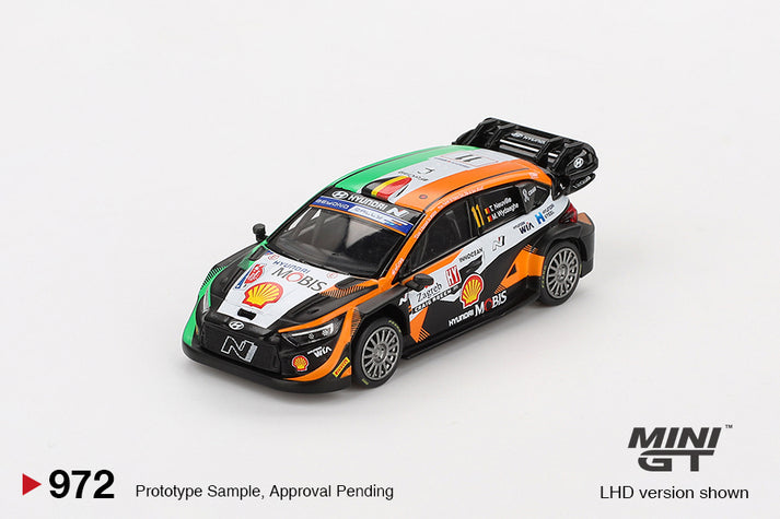 Mini GT 1:64 Hyundai i20 N Rally1 #11 2023 Rally Croatia Power Stage Winner #972