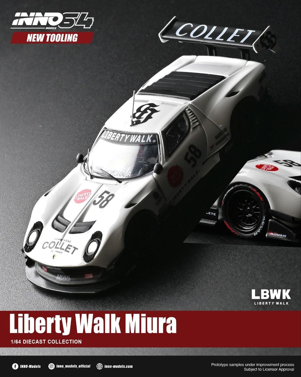 Inno64 LB-Silhouette WORKS Miura GT