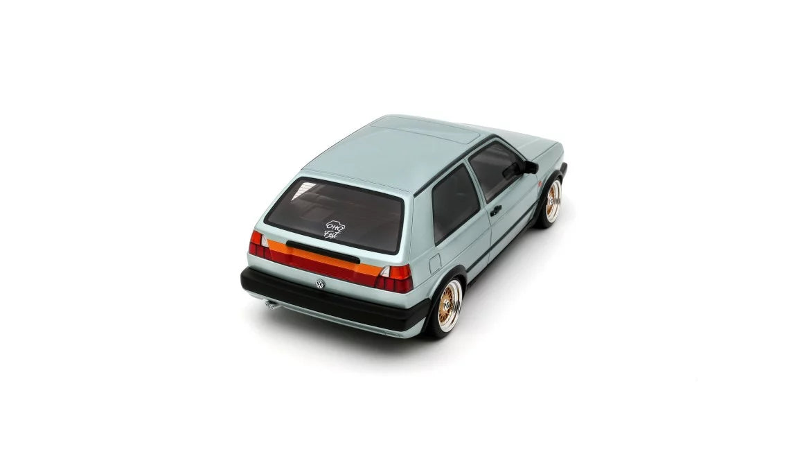 Ottomobile 1:18 Volkswagen Golf II GTi "Stance" Calypso Green 1991 *Resin Series*