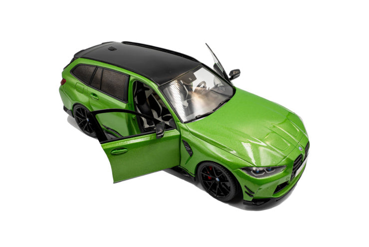 Solido 1:18 2024 BMW M3 Competition M XDrive Touring Green Metallic