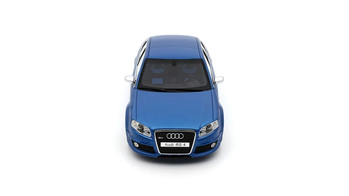 Ottomobile 1:18 2007 Audi RS 4 B7 Sedan Sprint *Resin series* Blue OT1215