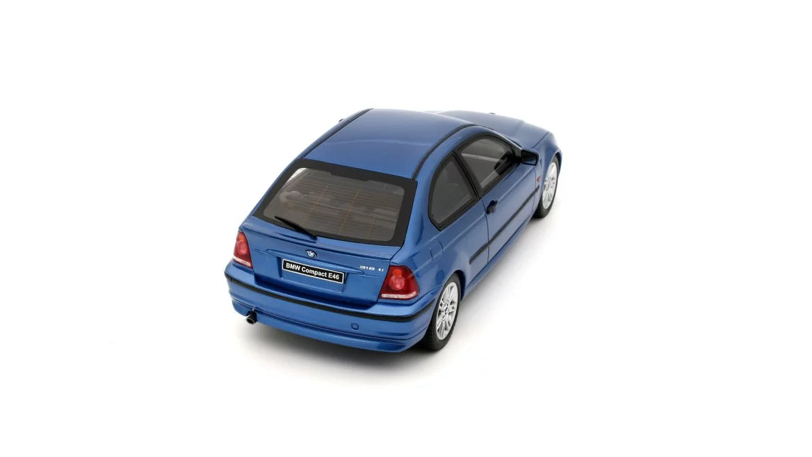 Ottomobile 1:18 BMW E46 318 ti Compact Estoril Blue 2002 0T462