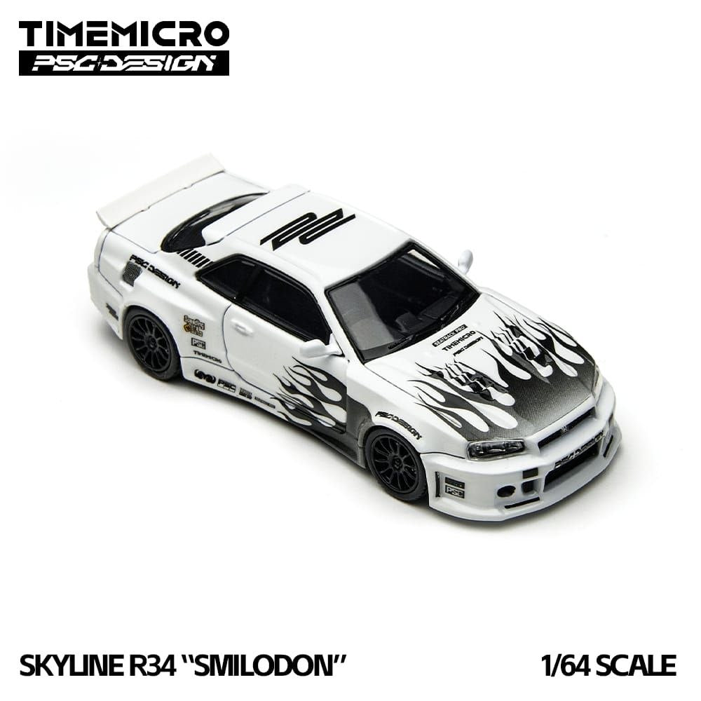 Time Micro x PSC Design 1:64 Skyline R34 Smilodon Livery (TM648401)