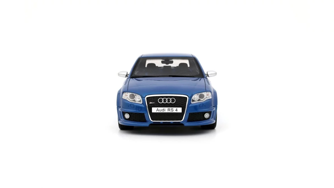 Ottomobile 1:18 2007 Audi RS 4 B7 Sedan Sprint *Resin series* Blue OT1215