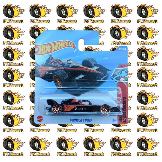 Hot Wheels 1:64 Mainline Formula E Gen3 194/250 Track Aces Short Card