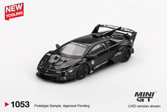 Mini GT 1:64 Lamborghini LB-Silhouette WORKS MURCIELAGO GT Evo Black #1053