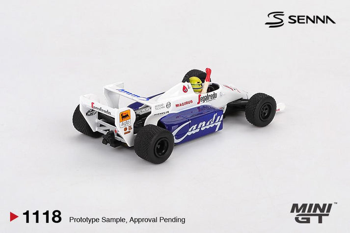 Mini GT 1:64 Toleman TG184 #19 Ayrton Senna 1984 Monaco Grand Prix #1118