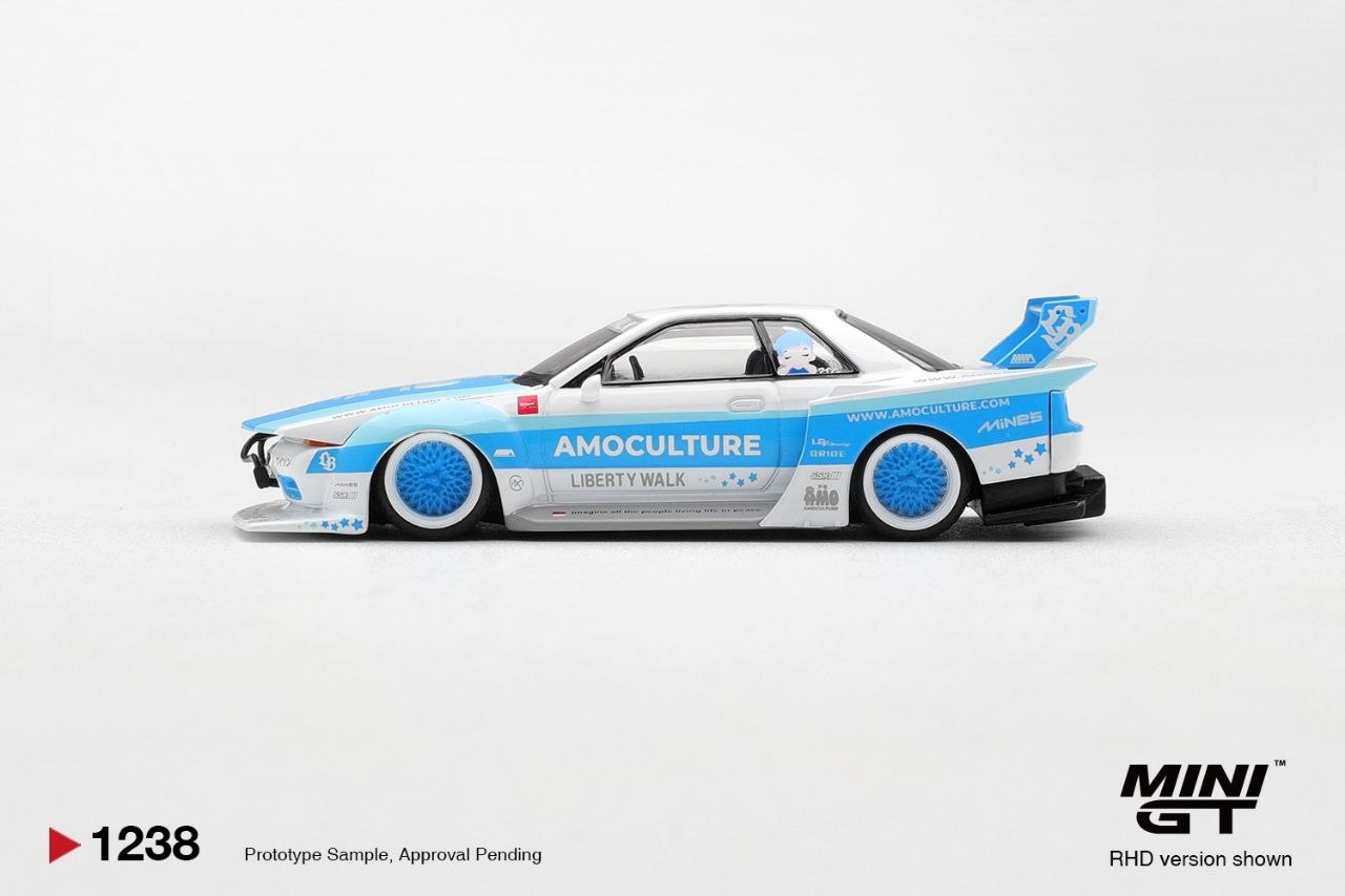 Mini GT 1:64 Nissan Skyline GT-R (R32) LBWK Kaido Works AMOCULTURE #1238