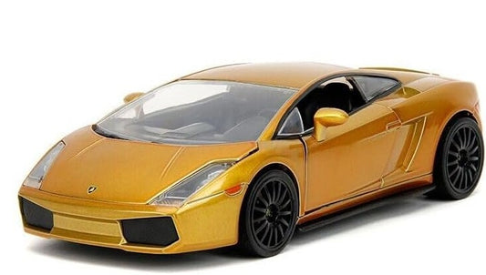 Jada Toys 1:24 Fast & Furious Roman's Lamborghini Gallardo Gold